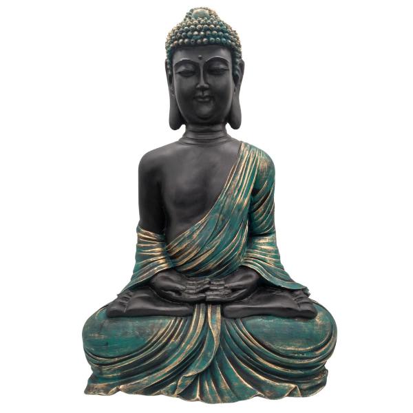 Imagem de Buda Hindu Meditando XG2 Verde