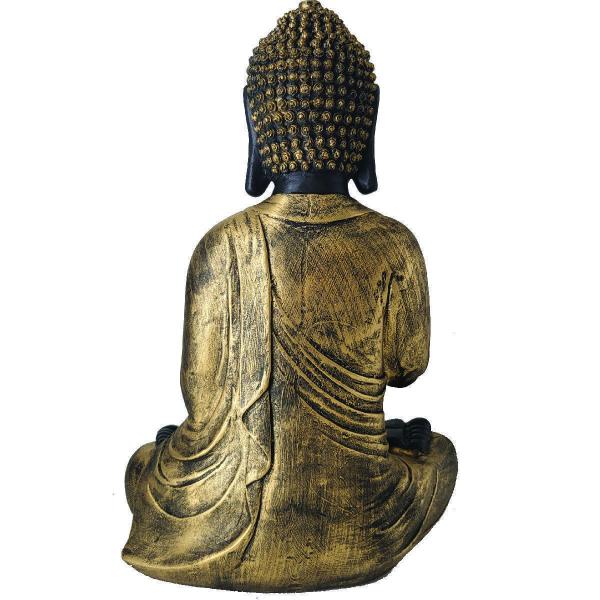 Imagem de Buda Hindu Orando Escultura Xg2 05512