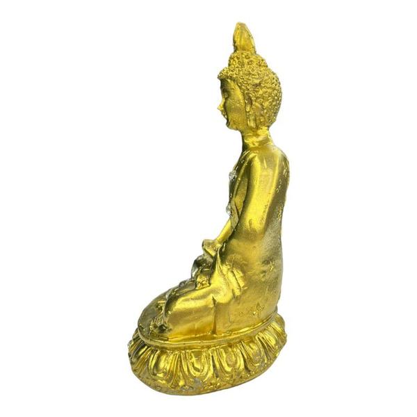 Imagem de Buda Meditação Sorte Paz em Resina 12 cm - Selecione Modelo