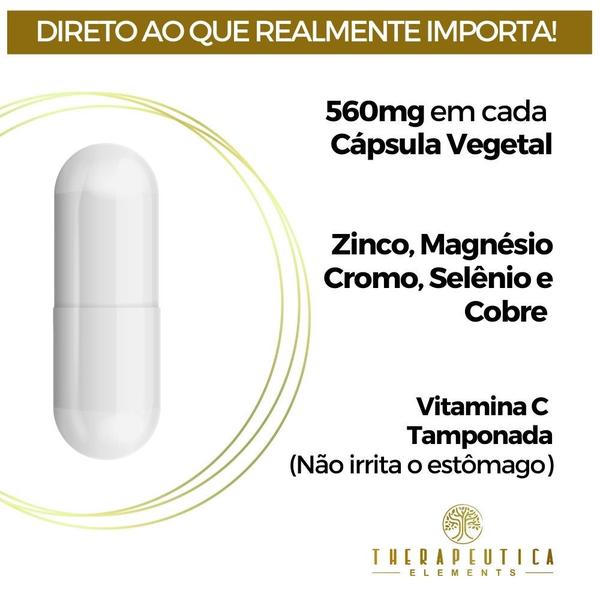 Imagem de Buffered C-Mag Complex Vegan (Vitamina C tamponada com Magnésio) 60 Cáps Therapeutica