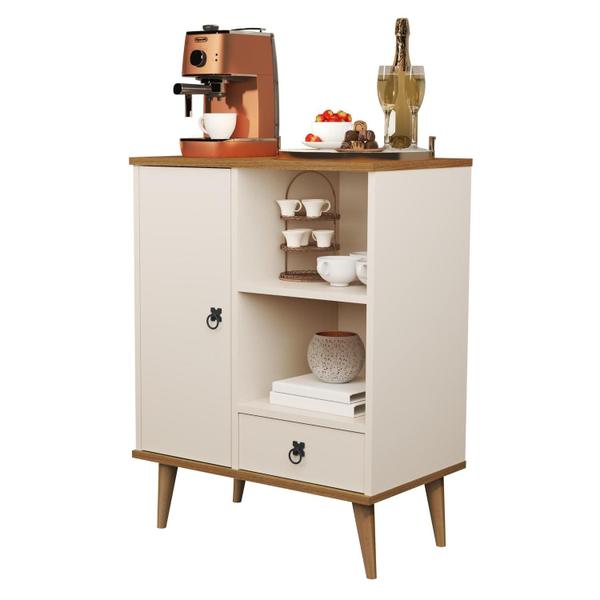 Buffet Aparador Tip Top Off White Freijó - Jalmac Móveis Buffet Aparador Tip Top Off White Freijó - Jalmac Móveis
