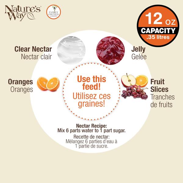 Imagem de Buffet Oriole tudo-em-um para alimentadores de pássaros Nature's Way OFP1