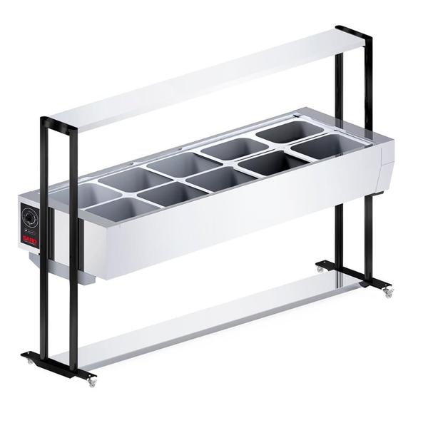 Imagem de Buffet térmico Saro 10 cubas com tampa Inox 220V BF1022