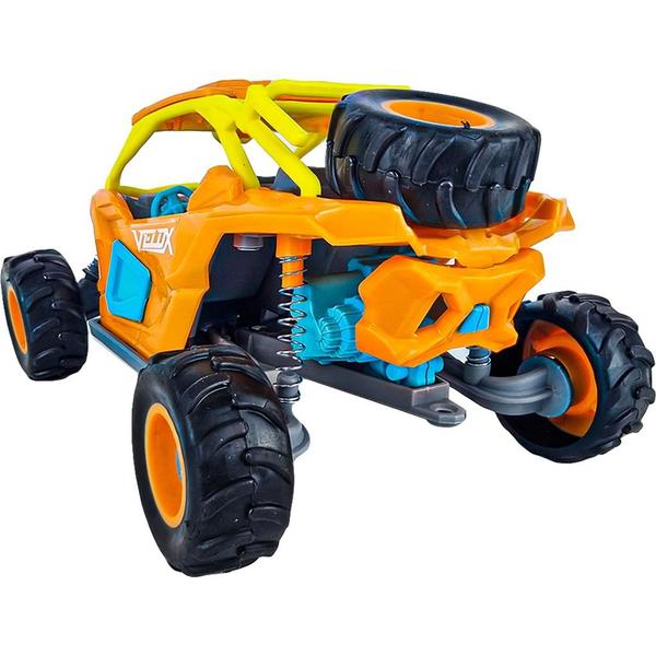 Imagem de Buggy Miniatura De Brinquedo Com Rampa Colorido Infantil - Usual Brinquedos