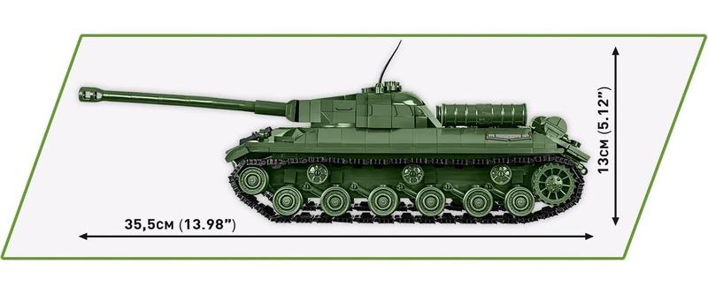 Imagem de Building Block: Coleção Histórica COBI: Tanque pesado soviético is-3 da Segunda Guerra Mundial com 1170 peças