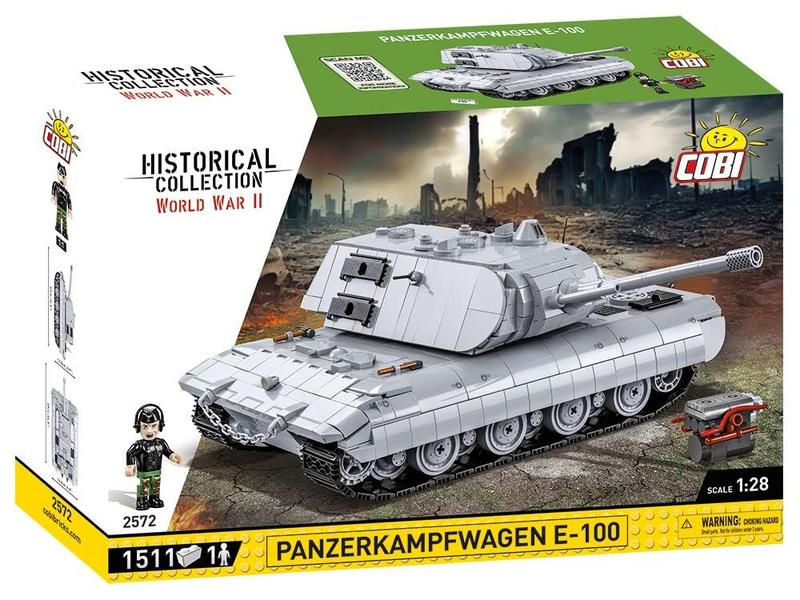 Imagem de Building Block Toy COBI Historical Collection WWII E-100 Tank