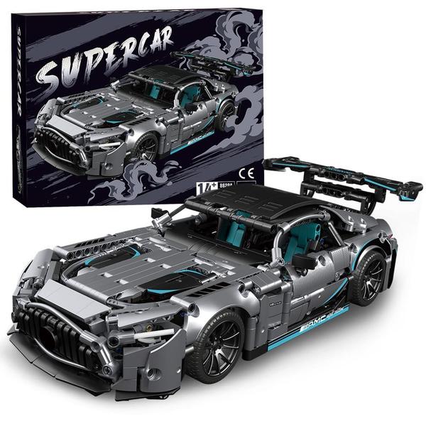 Imagem de Building Blocks Toy Mesiondy Sports Car escala 1:14 1466 unidades