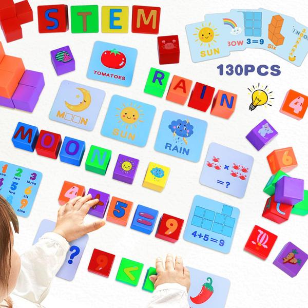 Imagem de Building Blocks Toy theshying 130 unidades para crianças de 3 a 8 anos