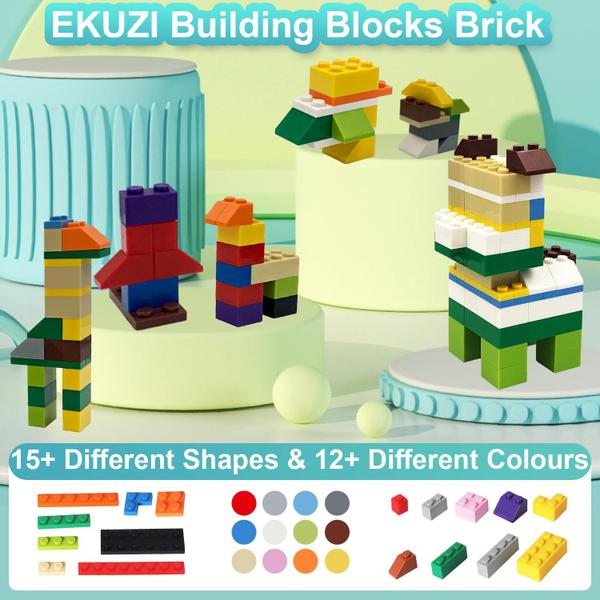 Imagem de Building Bricks ekuzi compatível com Lego Classic 500 unidades