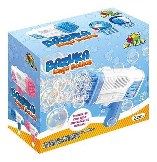 Buka Lança Bolhas De Sabão Pistola Bolhas Art Brink - Rosa Imagem de Buka Lança Bolhas De Sabão Pistola Bolhas Art Brink - Rosa
