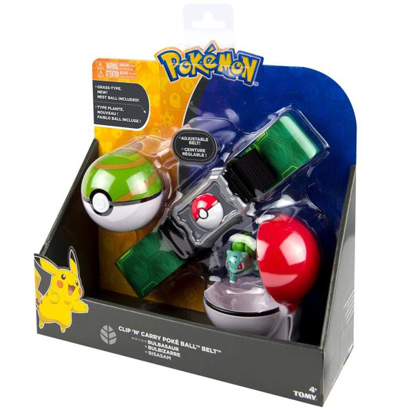 Imagem de Bulbasaur Kit De Ação Clip N Carry Poké Ball Pokémon Nintendo Tomy T19204 SUNNY 1965