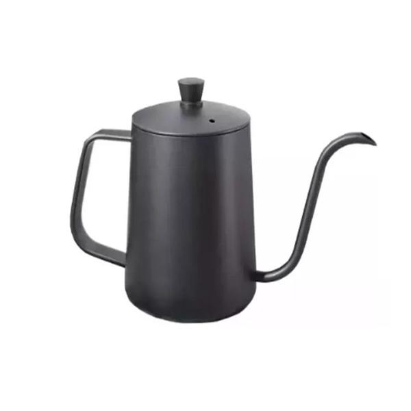 Imagem de Bule Bico Fino em Aço Inox 600 ml Preto Mimo Style