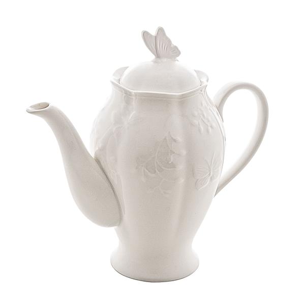 Imagem de Bule de Porcelana New Bone Butterfly Flower 1,25L - Lyor