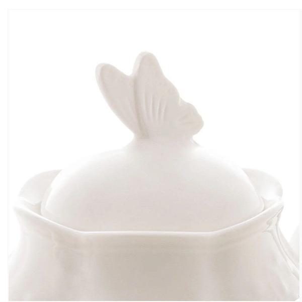 Imagem de Bule de Porcelana New Bone Flower Borboletas 1L Lyor