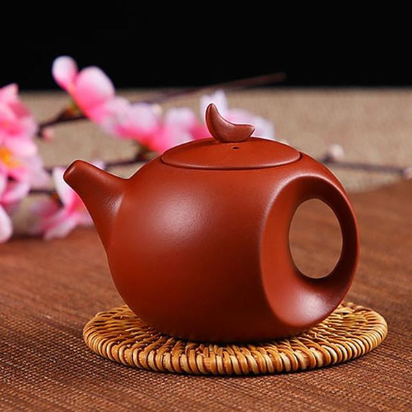 Imagem de Bule Purple Clay Moon Tea Pot Artesanal Kung Fu Tea Set Oolong Puer Green Tea Kettle Kettles Bules