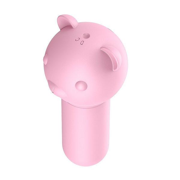 Imagem de Bullet Vibrador de Clitóris Recarregável Formato de Urso 10 Vibrações - Rosa