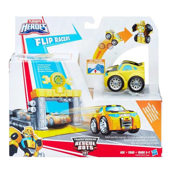 Imagem de Bumblebee Lançador Flip Racer Transformers Rescue Bots - Hasbro