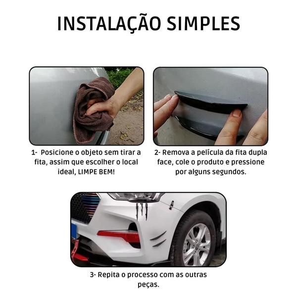 Bumper Adesivo Spoiler Lateral Chevrolet VW Toyota BMW Audi - Veon Imagem de Bumper Adesivo Spoiler Lateral Chevrolet VW Toyota BMW Audi