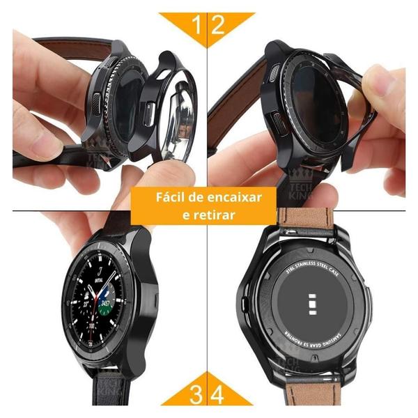 Imagem de Bumper Case Capa Compatível Com Samsung Galaxy Watch4 42mm