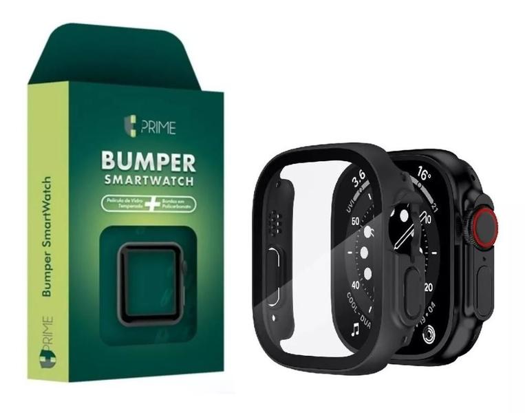 Imagem de Bumper Case Compatível Com Apple Watch 38mm Preto Hprime