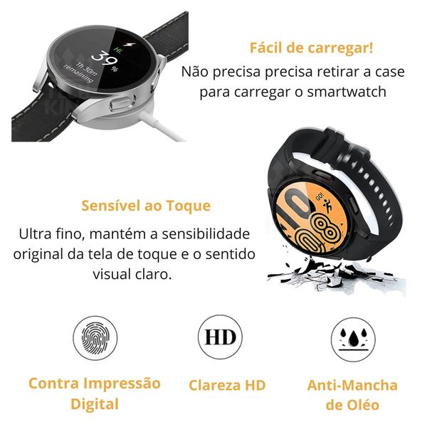 Imagem de Bumper Proteção 360 Acrilico  2in1 Para Galaxy Watch4 44mm