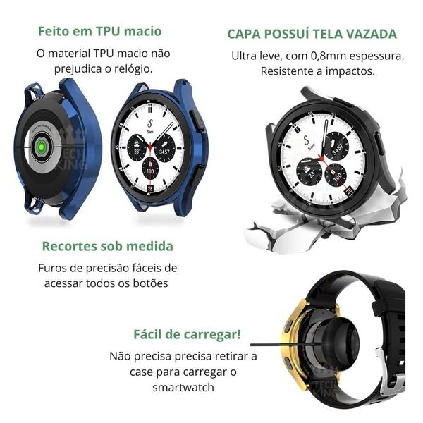 Imagem de Bumper Proteção Para Galaxy Watch4 Classic 46mm