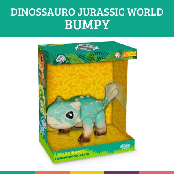 Imagem de Bumpy Boneco Dinossauro Jurassic World Licenciado Pupee