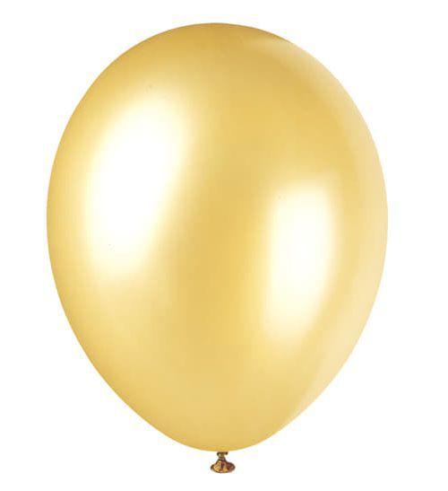 Imagem de Buquê De Balões Dourados Metalizados e Látex Bexiga Festa