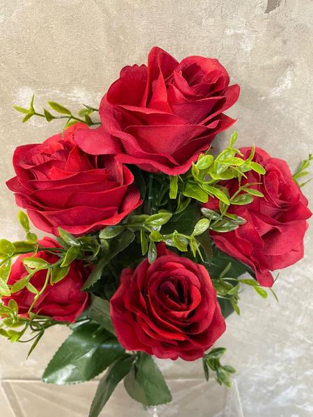 Imagem de Buquê de Rosas - Vermelho de 38cm