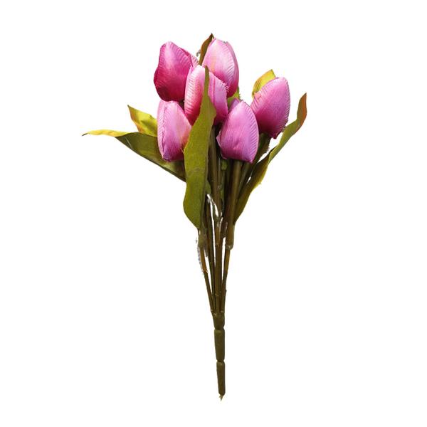 Imagem de Buquê De Tulipa Artificial Decoração Flores 35cm
