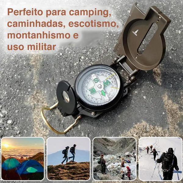 Imagem de Bússola Profissional Lorben Compacta Camping Caça Trilha