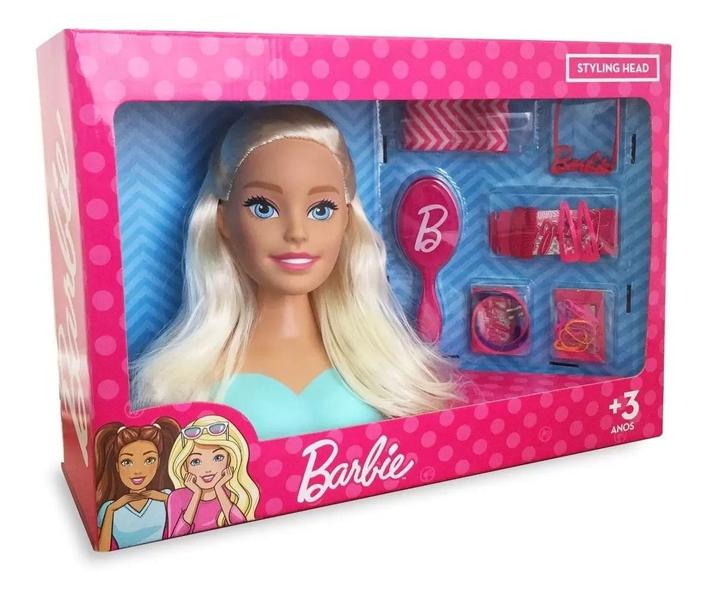 Busto Boneca Barbie Para Pentear Com Acessorios - Original Mattel - Pupee Imagem de Busto Boneca Barbie Para Pentear Com Acessorios - Original Mattel