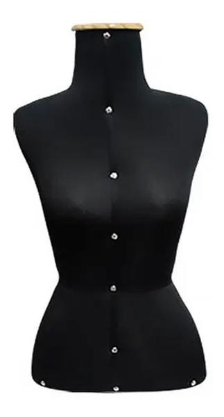 Busto Costureira Feminino Preto Tam 38 C/ Pedestal Vintage - Paraiso dos Manequins Imagem de Busto Costureira Feminino Preto Tam 38 C/ Pedestal Vintage