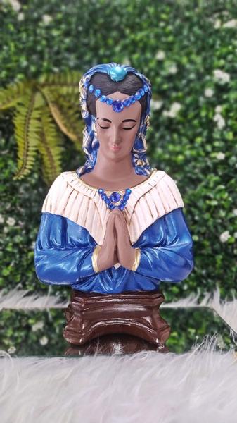 Imagem de Busto Santa Sara Kali Azul 24 CM Ciganos Decorativa Novidade