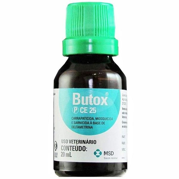 Imagem de Butox Ce-25 Anti Carrapatos Mosca E Sarnicida 20ml - Msd