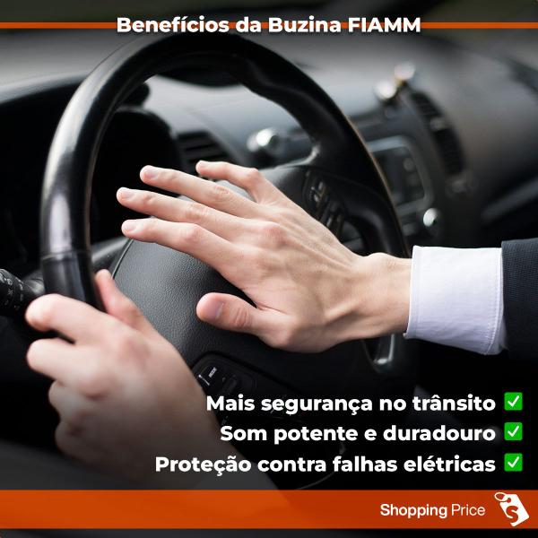 Imagem de Buzina Automotiva Fiamm Tiggo 7 2020 a 2025 Am80sx H Conector Byd Agudo 12v Caracol 2 Terminais