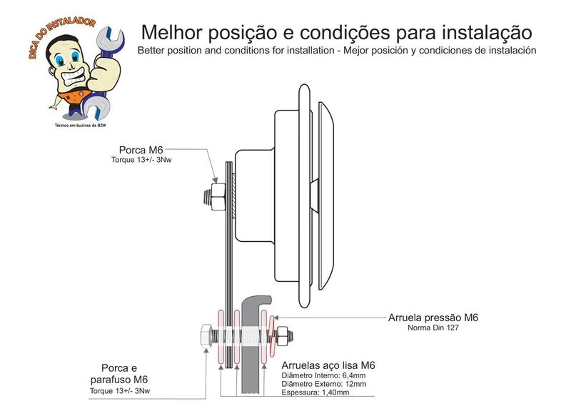 Imagem de Buzina Dupla Voyage 2012 em diante 12V