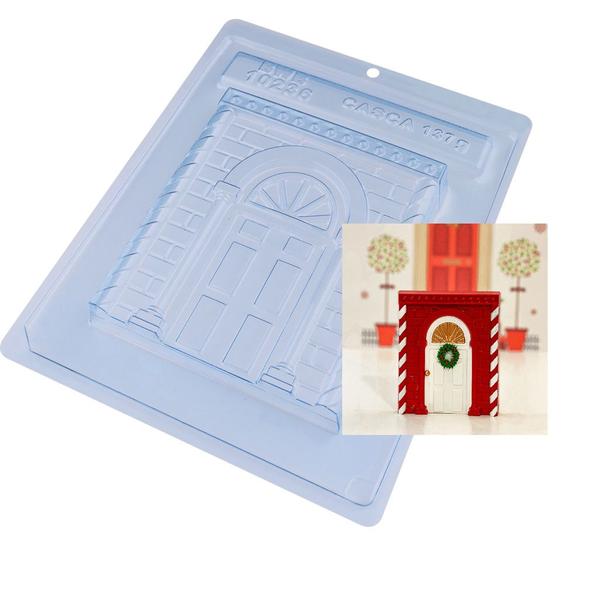 Imagem de BWB 10236 - Forma para Chocolate Tablete Porta de Natal (3 Partes " 01 silicone')