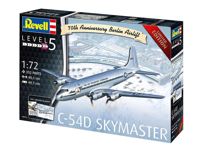 Imagem de C 54D Berlin Airlift 70Th A 1/72 Revell 3910