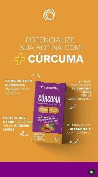 Imagem de C uu r r c uu  m aa  Vitamina E com 60 cápsulas Sanavita