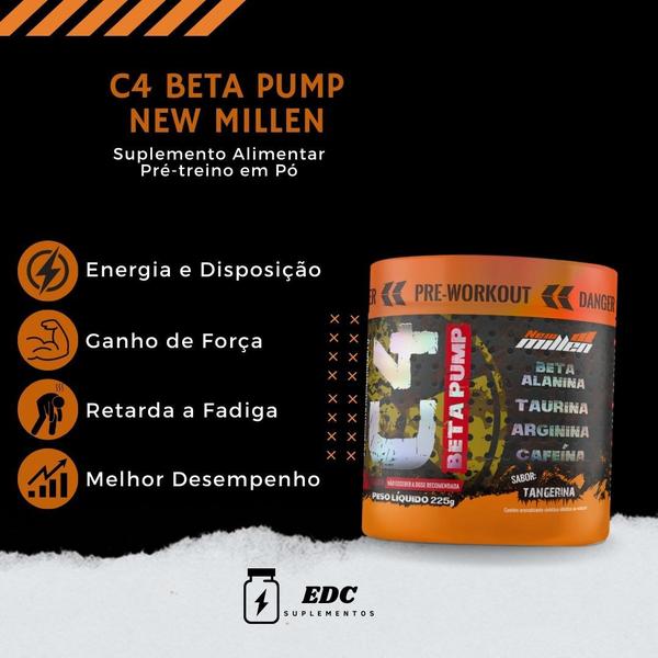 C4 Beta Pump 225g - New Millen Imagem de C4 Beta Pump 225g - New Millen