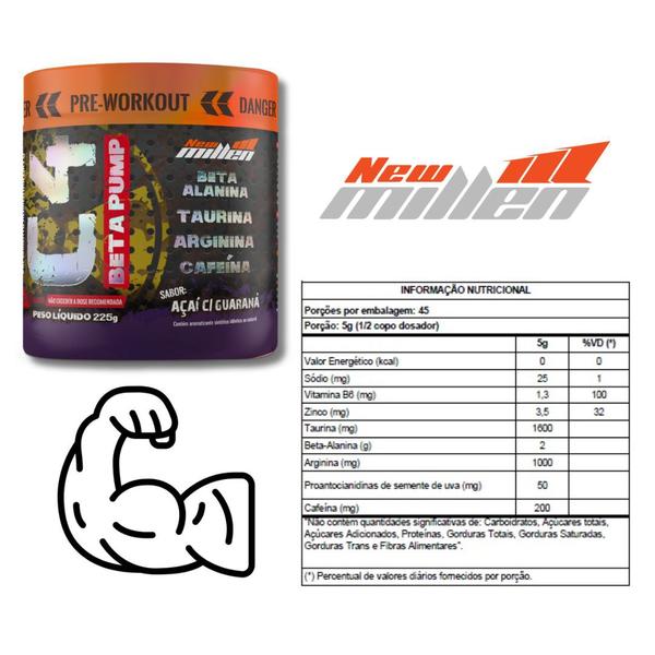 C4 Beta Pump 225g - New Millen Imagem de C4 Beta Pump 225g - New Millen