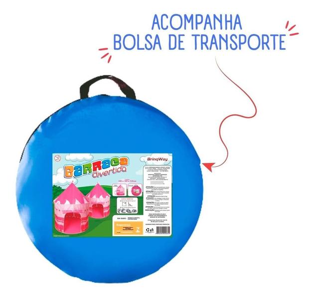 Cabana Infantil Azul Barraca Tenda Castelo Menino - Importway Imagem de Cabana Infantil Azul Barraca Tenda Castelo Menino