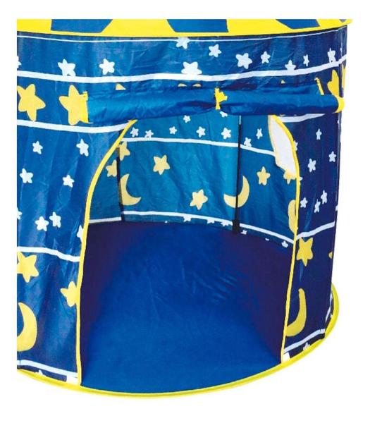 Cabana Infantil Azul Barraca Tenda Castelo Menino - Importway Imagem de Cabana Infantil Azul Barraca Tenda Castelo Menino