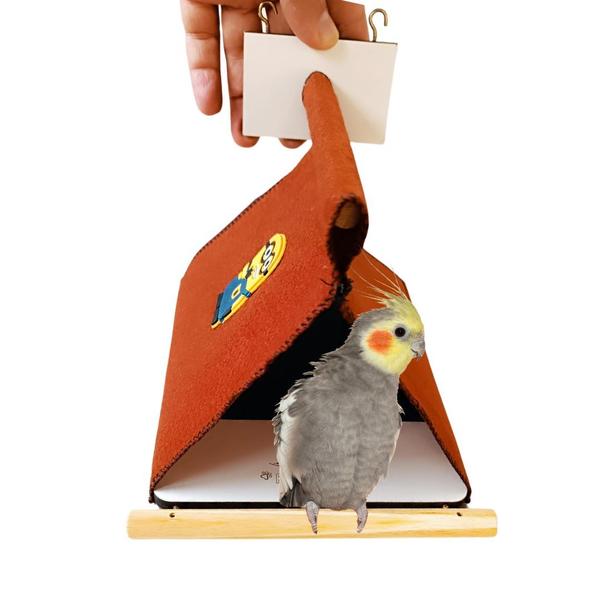 Cabana Toca Confortável para Calopsitas, Periquitos e Pássaros Domésticos Refúgio Perfeito para Seus Aves com Design Atraente e Seguro!" - FN PETS Imagem de Cabana Toca Confortável para Calopsitas, Periquitos e Pássaros Domésticos Refúgio Perfeito para Seus Aves com Design Atraente e Seguro!"