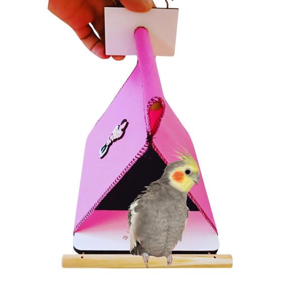 Cabana Toca Confortável para Calopsitas, Periquitos e Pássaros Domésticos Refúgio Perfeito para Seus Aves com Design Atraente e Seguro!" - FN PETS Imagem de Cabana Toca Confortável para Calopsitas, Periquitos e Pássaros Domésticos Refúgio Perfeito para Seus Aves com Design Atraente e Seguro!"