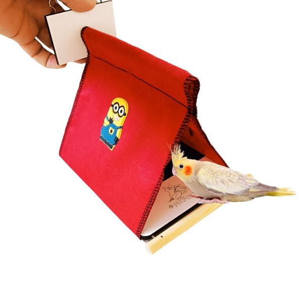 Cabana Toca Confortável para Calopsitas, Periquitos e Pássaros Domésticos Refúgio Perfeito para Seus Aves com Design Atraente e Seguro!" - FN PETS Imagem de Cabana Toca Confortável para Calopsitas, Periquitos e Pássaros Domésticos Refúgio Perfeito para Seus Aves com Design Atraente e Seguro!"