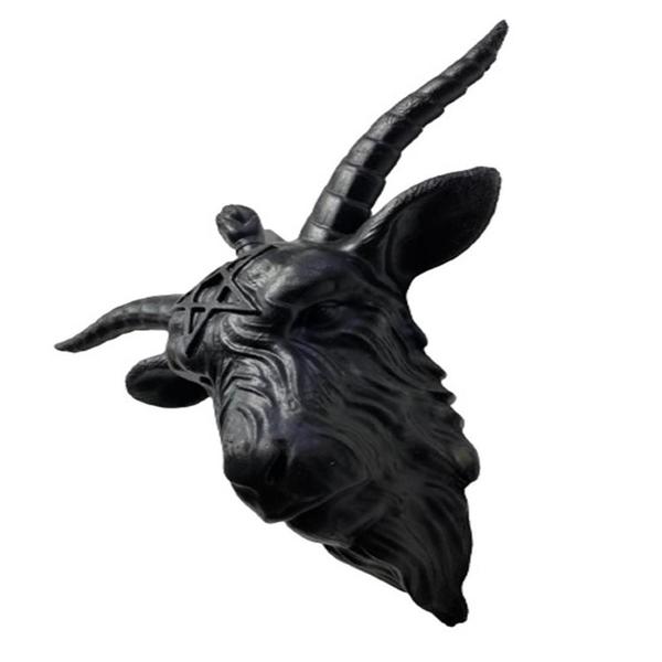 Imagem de Cabeça De Baphomet Parede Exclusiva - Decoração Resina