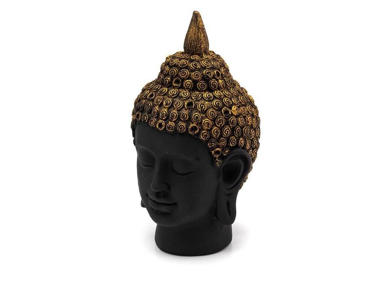 Imagem de Cabeça De Buda Hindu Decorativa Em Resina 20 Cm