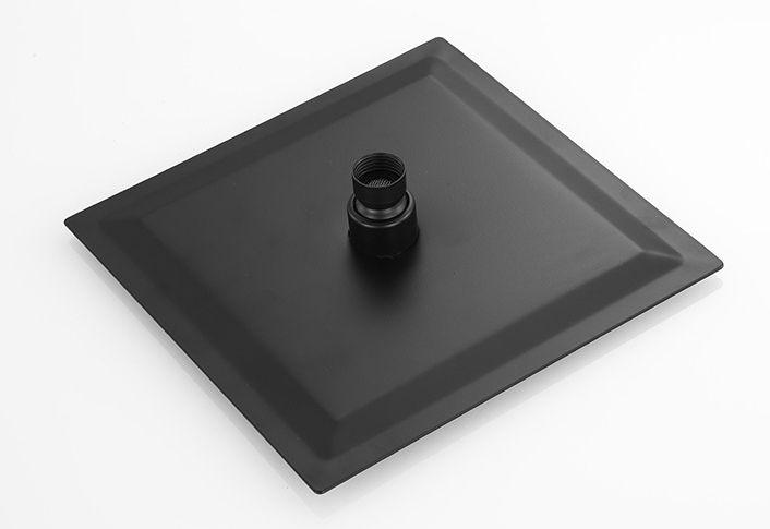 Imagem de Cabeça de chuveiro Wokex Matte Black Inoxidável 20cm